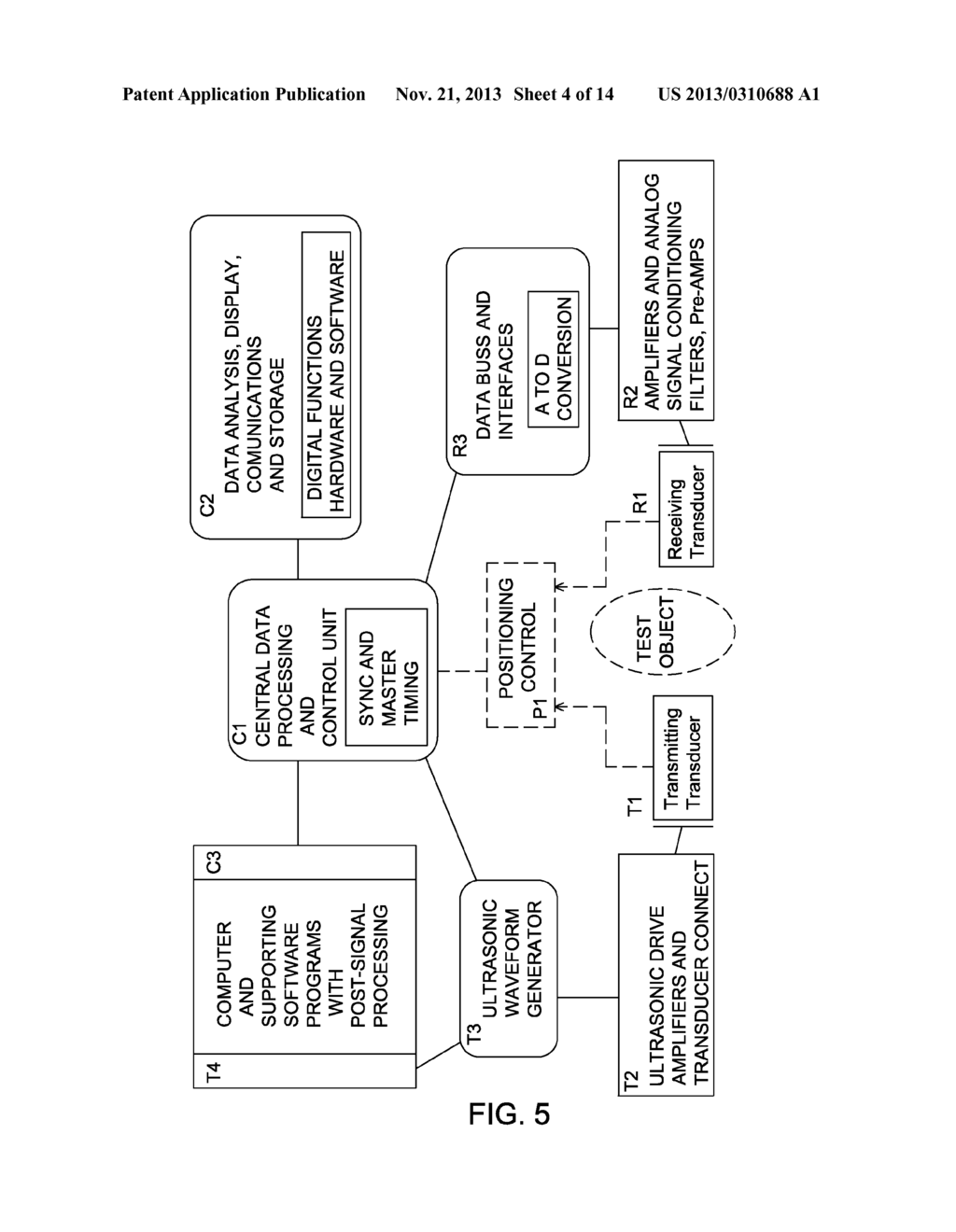 NON-IMAGING LOW FREQUENCY ULTRASONIC TESTING AND DIAGNOSTIC EVALUATION     SYSTEM - diagram, schematic, and image 05