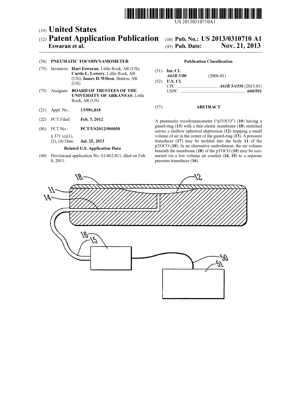 Pneumatic Tocodynamometer - diagram, schematic, and image 01