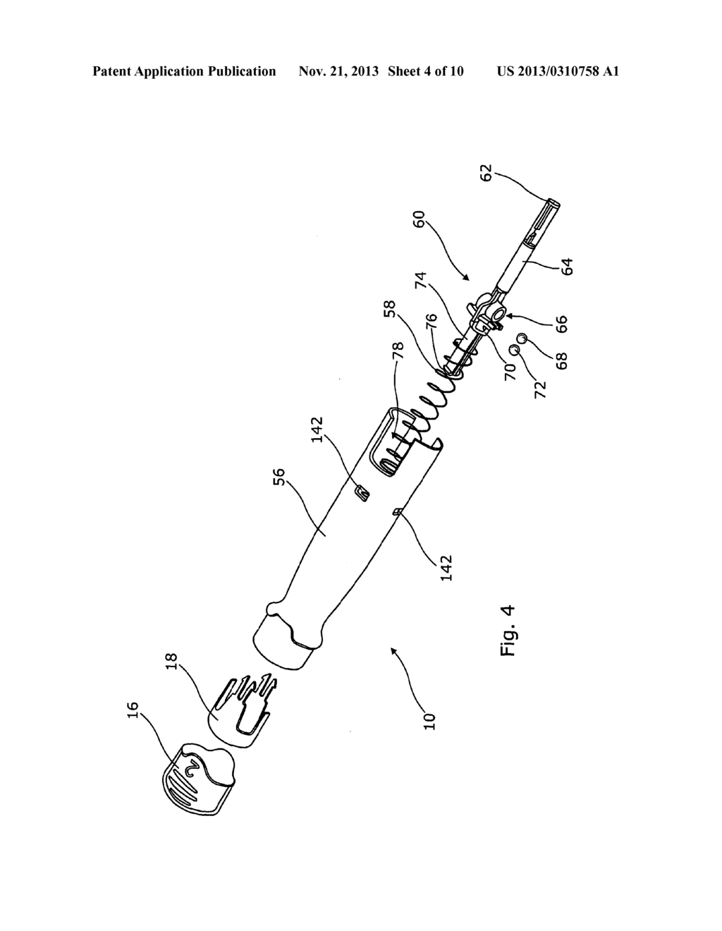 AUTOINJECTOR HAVING TWO SPRINGS FOR BIASING THE SHROUD FORWARDLY - diagram, schematic, and image 05