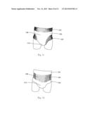 Absorbent Article Having Multiple Graphic Zones diagram and image