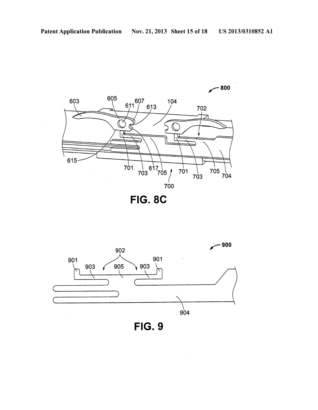 Lock Bar Spring and Clip for Implant Deployment Device - diagram, schematic, and image 16