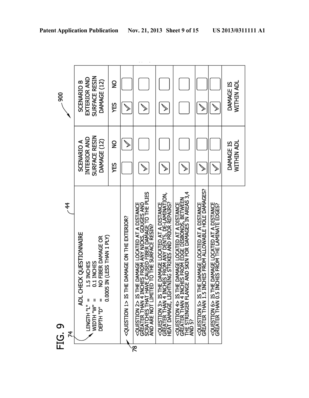 DAMAGE ASSESSMENT SYSTEM AND METHODS OF OPERATING SAME - diagram, schematic, and image 10