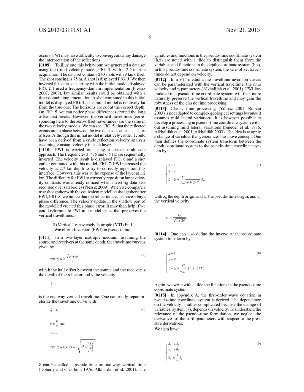 EARTH MODEL ESTIMATION THROUGH AN ACOUSTIC FULL WAVEFORM INVERSION OF     SEISMIC DATA - diagram, schematic, and image 24