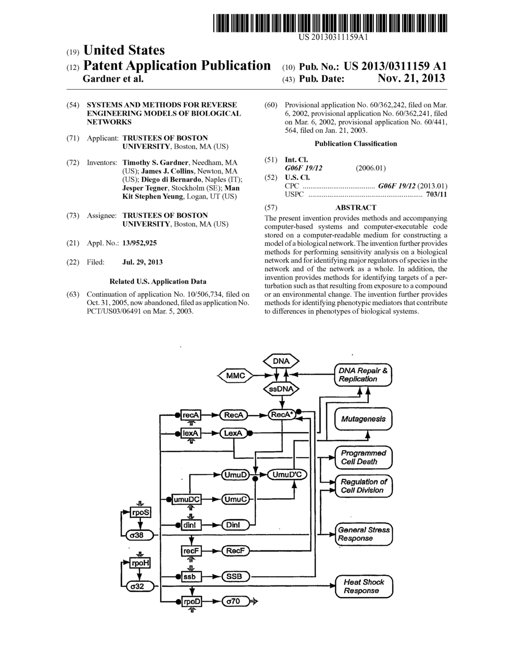 SYSTEMS AND METHODS FOR REVERSE ENGINEERING MODELS OF BIOLOGICAL NETWORKS - diagram, schematic, and image 01