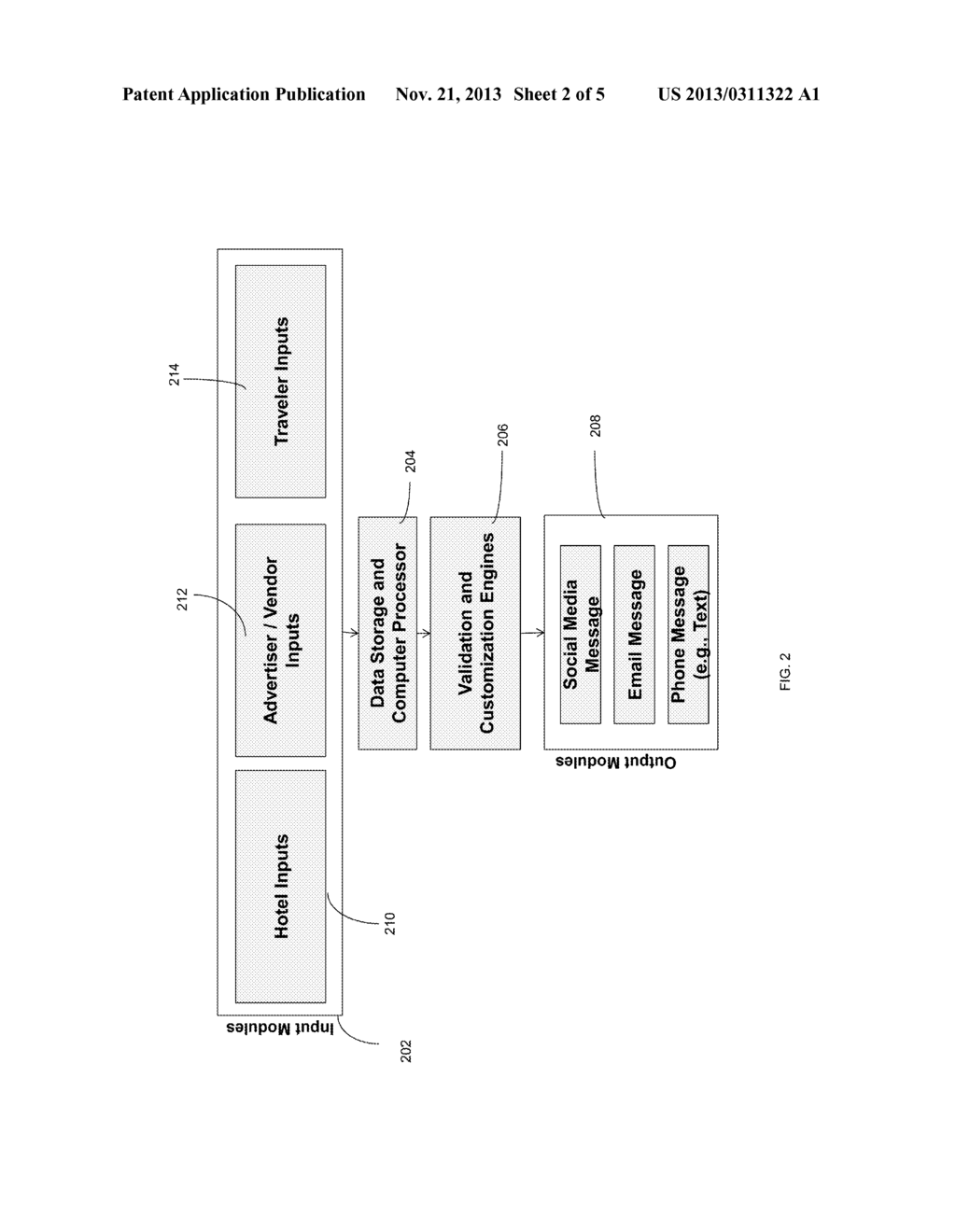 COMPUTER-IMPLEMENTED METHODS AND SYSTEMS FOR PROVIDING CUSTOMIZED PRODUCT     OR SERVICE RECOMMENDATIONS TO TRAVELERS - diagram, schematic, and image 03