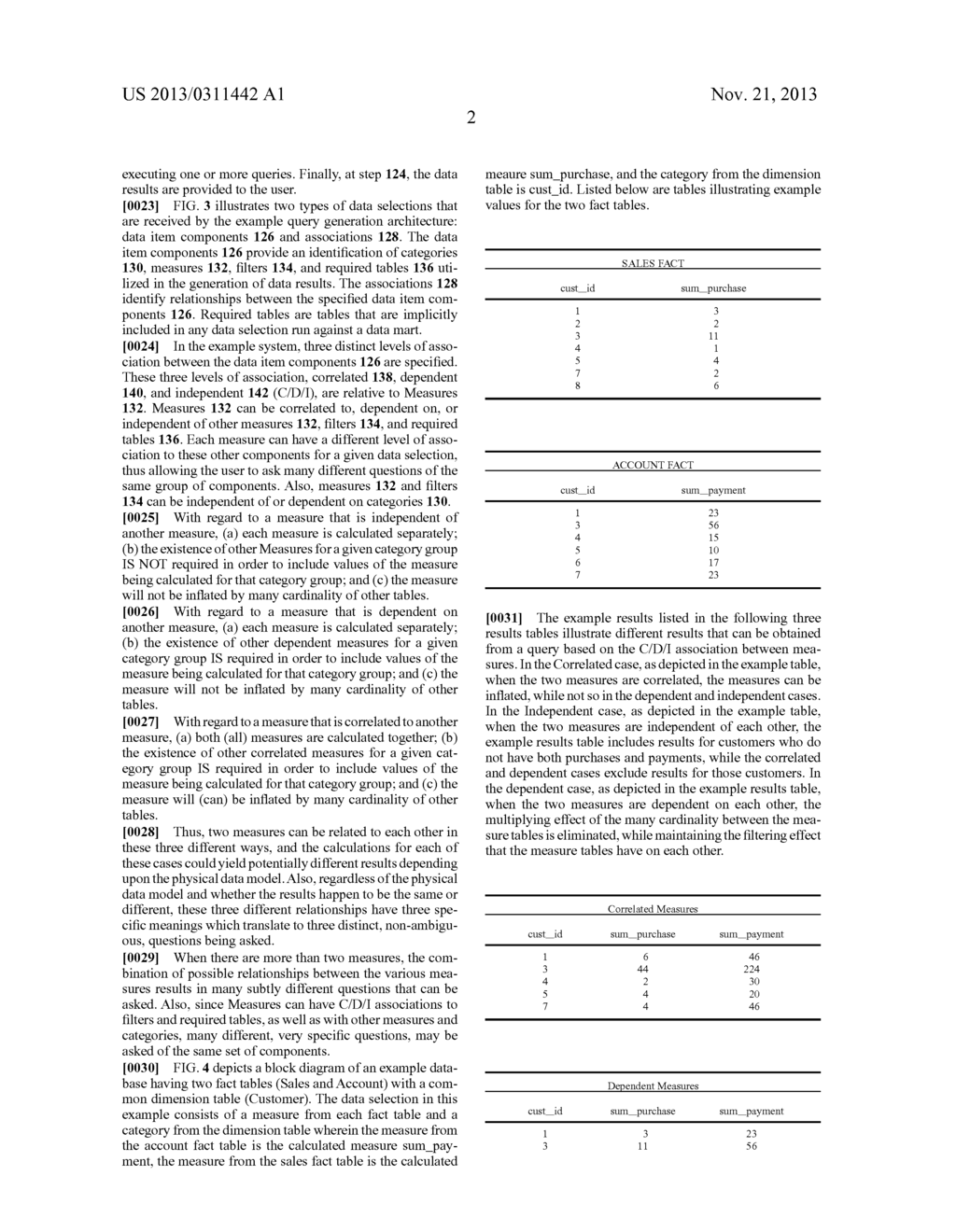 System, Method, and Data Structure for Automatically Generating Database     Queries which are Data Model Independent and Cardinality Independent - diagram, schematic, and image 25