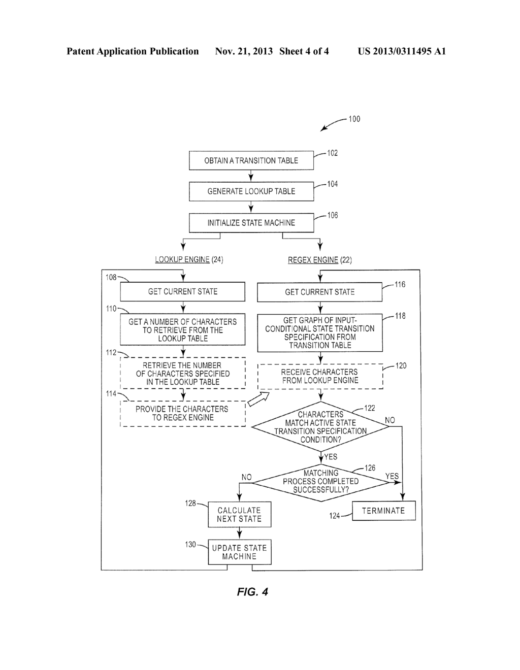 Apparatus and Method for Parallel Regular Expression Matching - diagram, schematic, and image 05