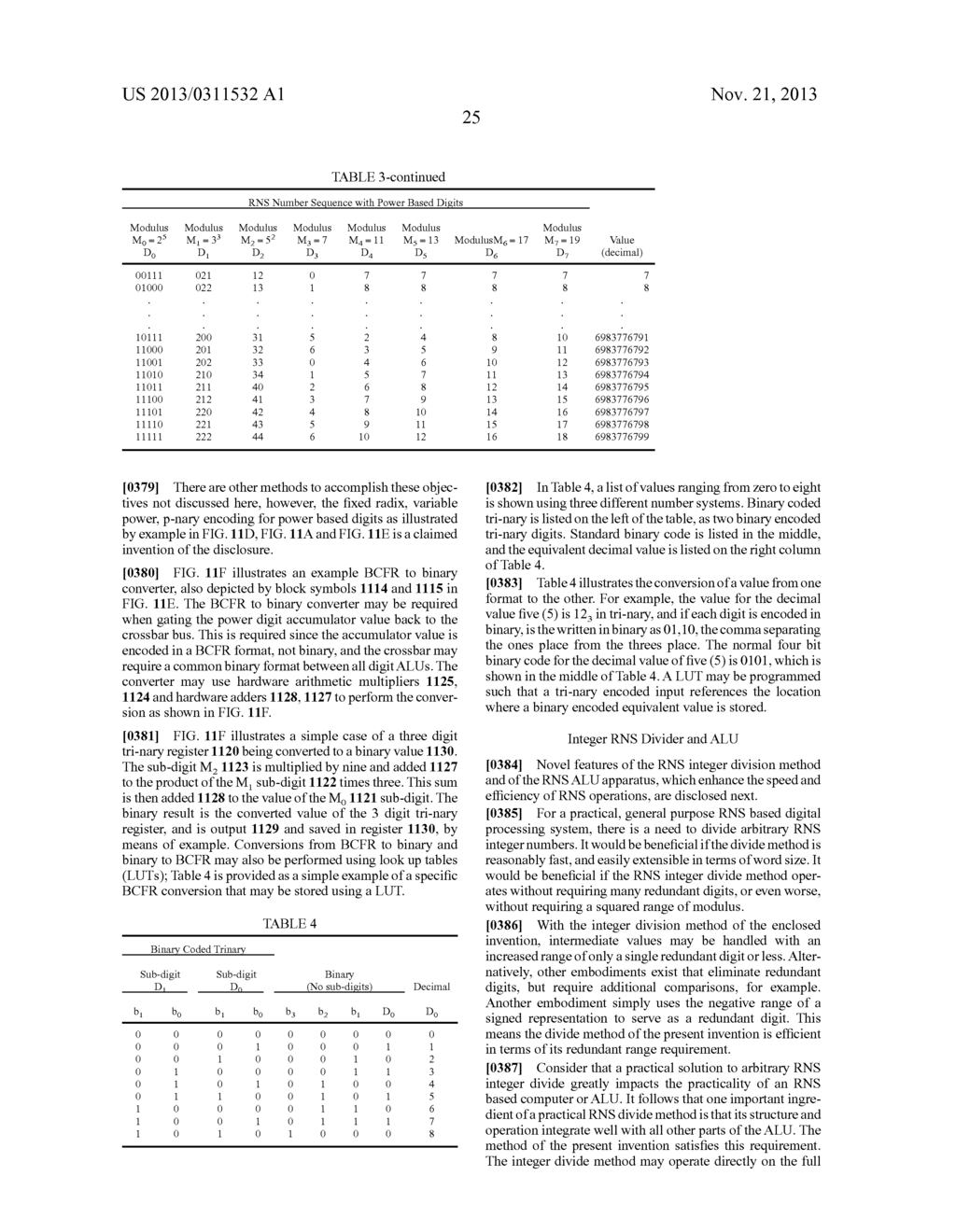 RESIDUE NUMBER ARITHMETIC LOGIC UNIT - diagram, schematic, and image 125