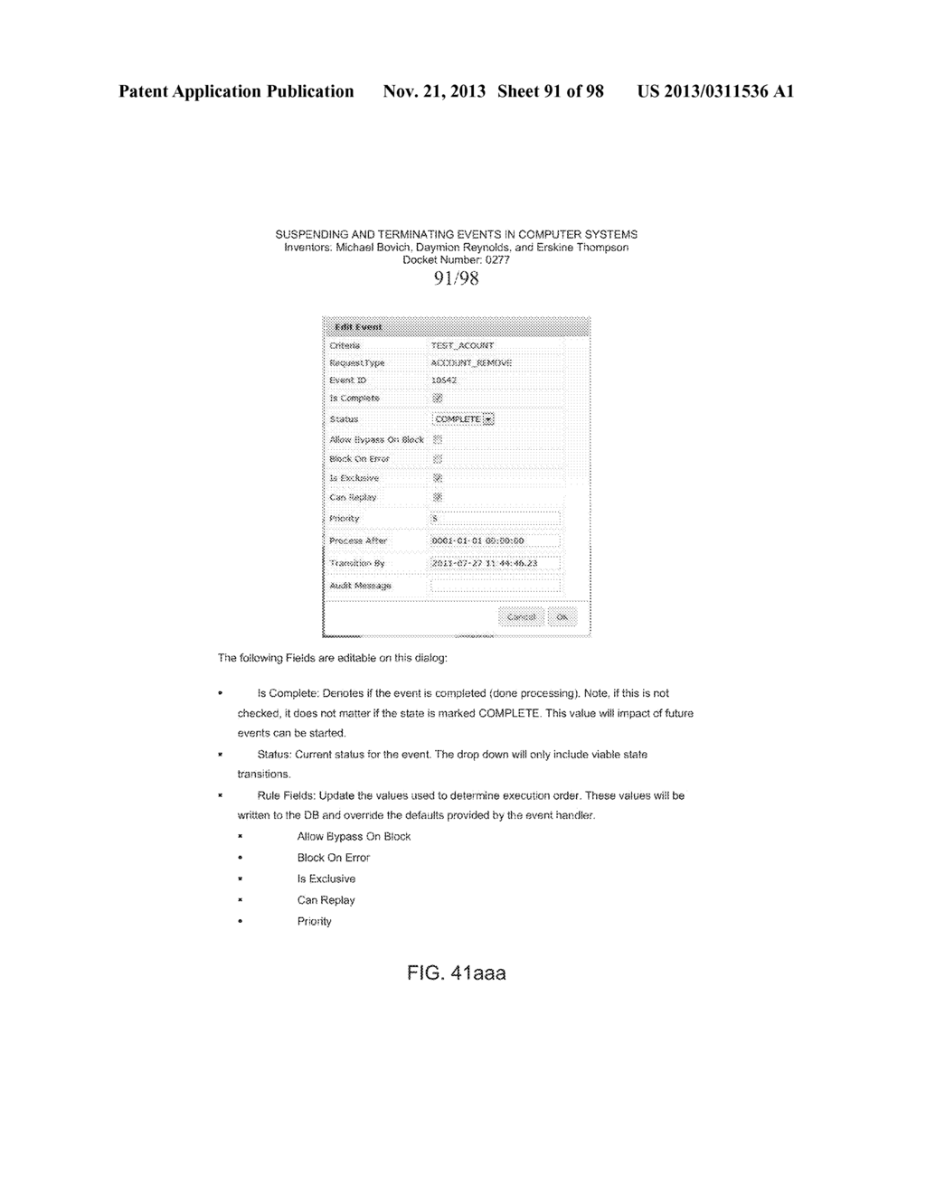 Suspending and Terminating Events in Computer Systems - diagram, schematic, and image 92