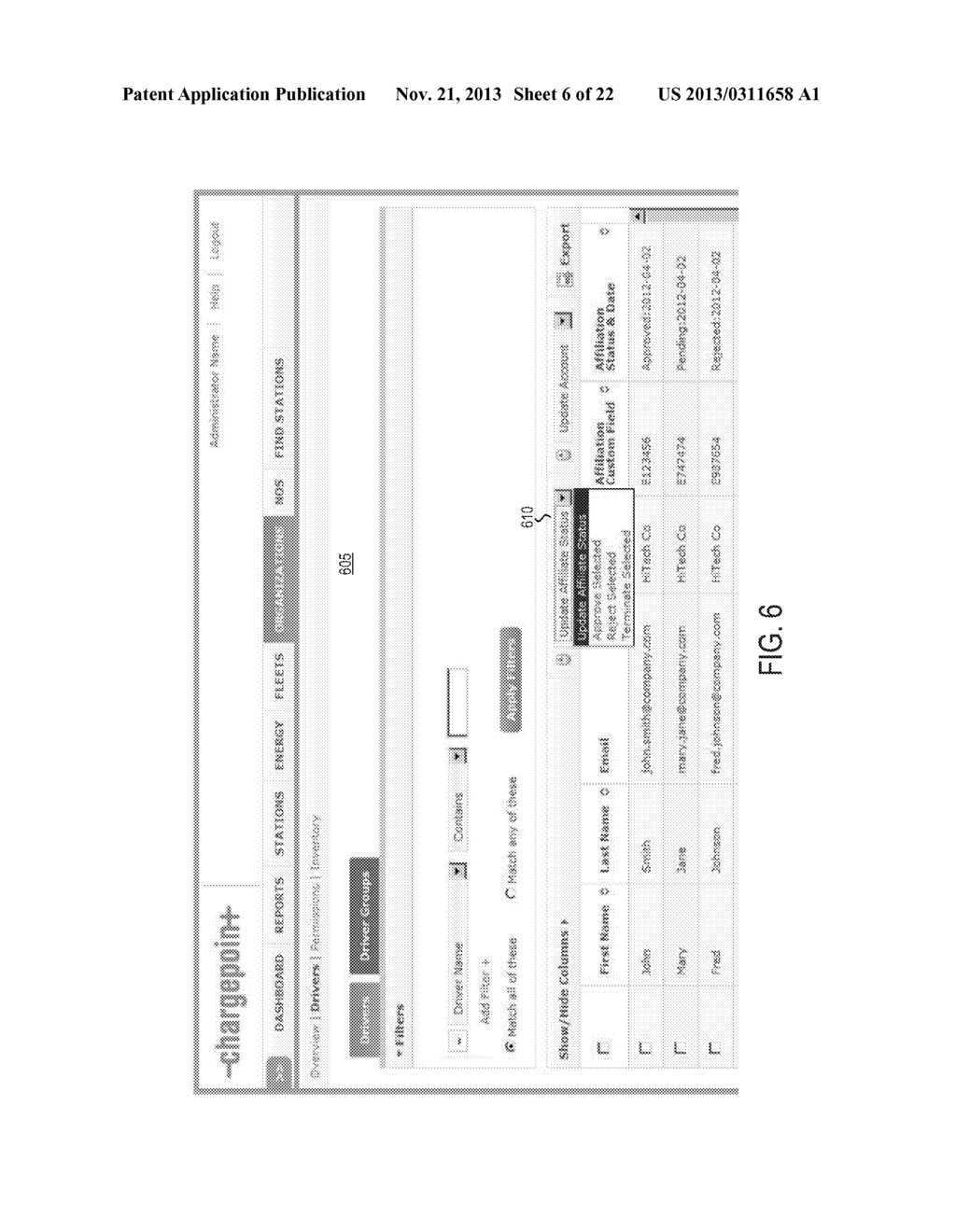 FLEXIBLE ADMINISTRATIVE MODEL IN AN ELECTRIC VEHICLE CHARGING SERVICE     NETWORK - diagram, schematic, and image 07