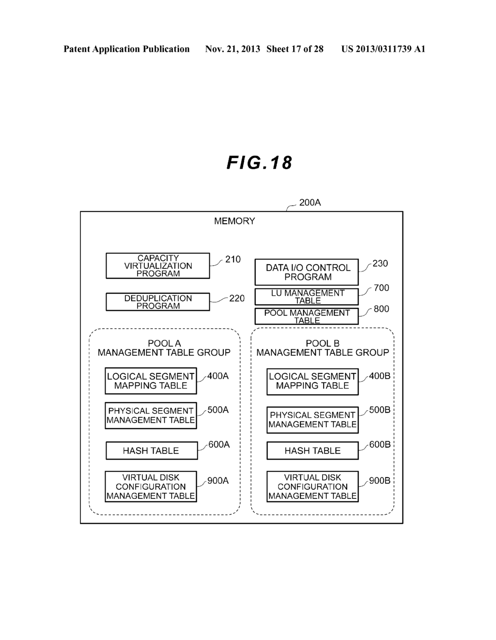 STORAGE APPARATUS, STORAGE SYSTEM, AND DATA MIGRATION METHOD - diagram, schematic, and image 18