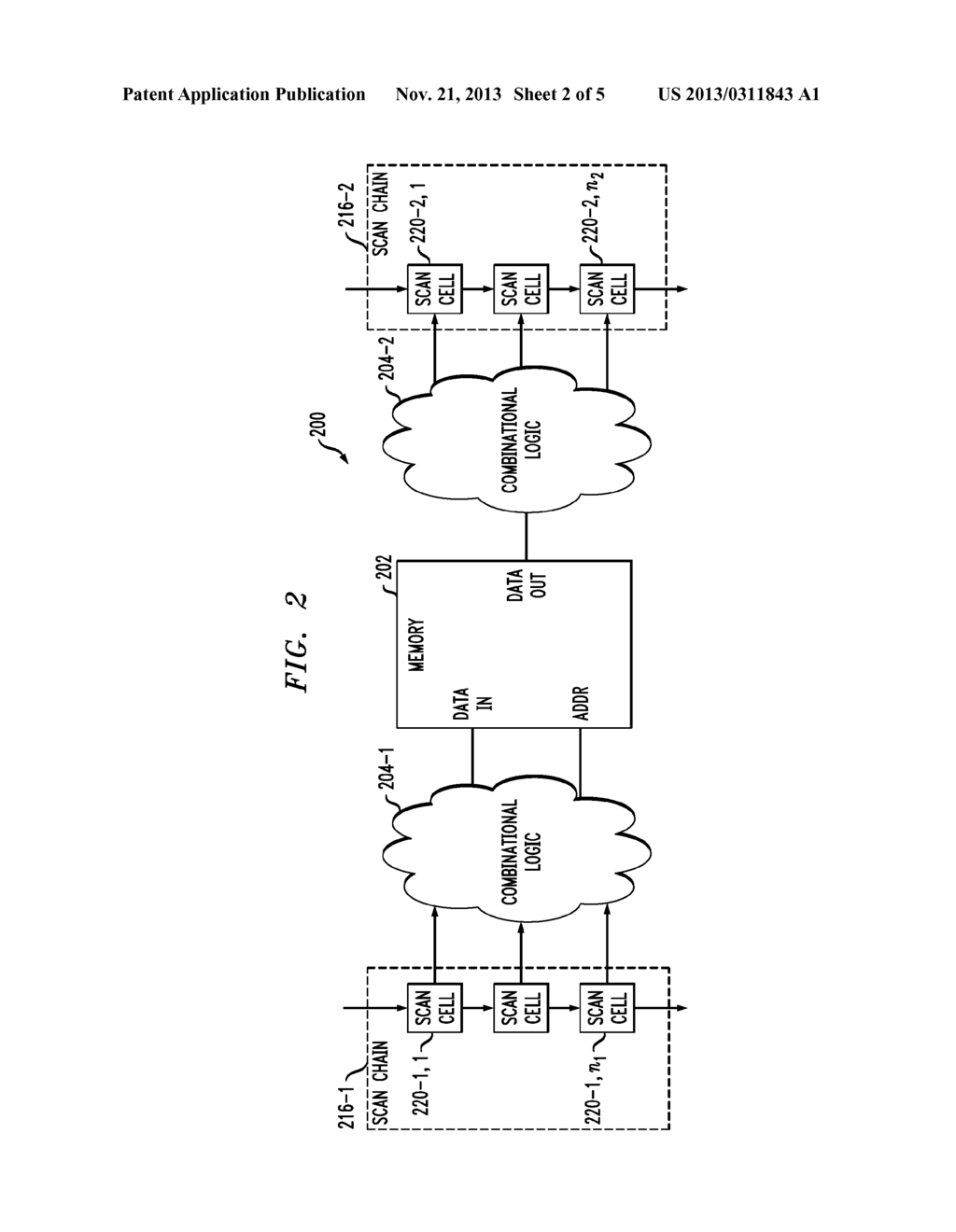 SCAN CONTROLLER CONFIGURED TO CONTROL SIGNAL VALUES APPLIED TO SIGNAL     LINES OF CIRCUIT CORE INPUT INTERFACE - diagram, schematic, and image 03