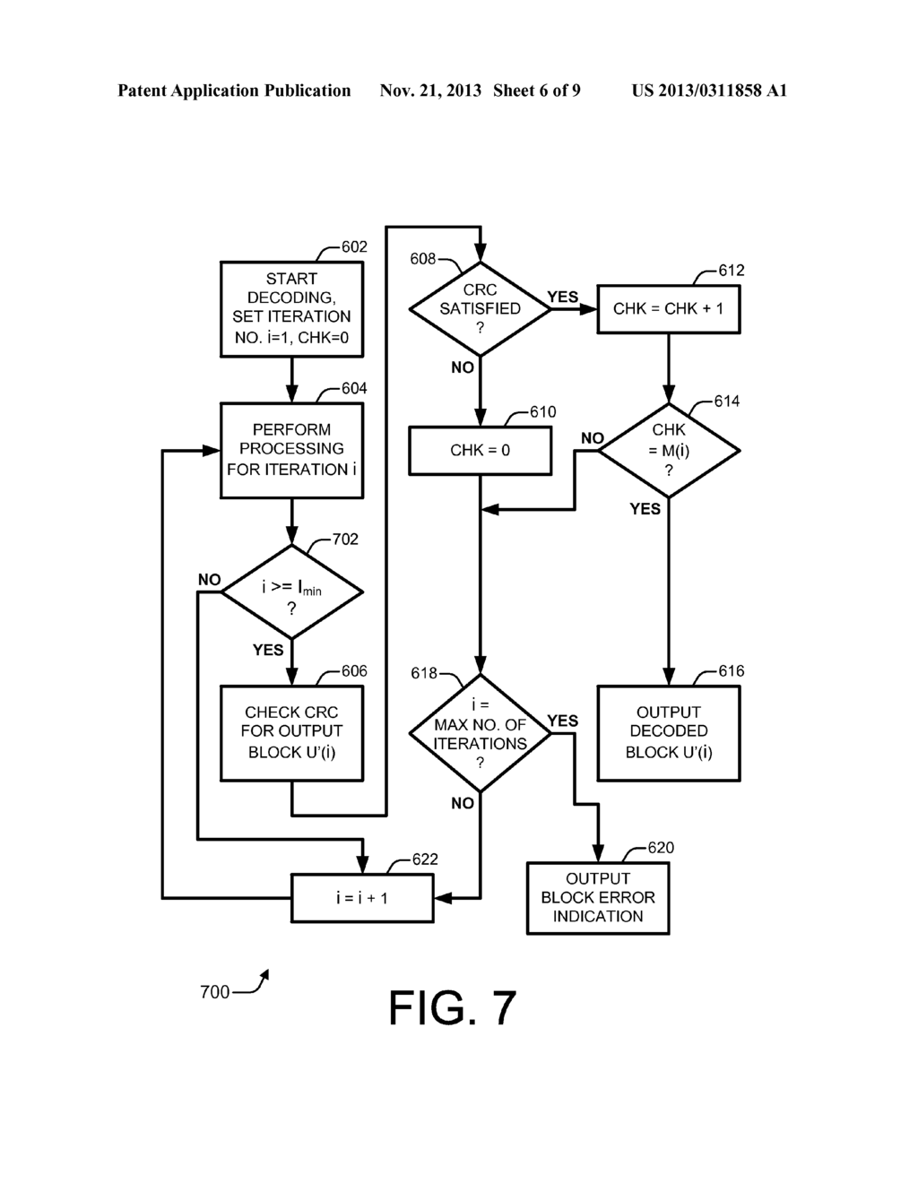 ITERATIVE DECODING OF BLOCKS WITH CYCLIC REDUNDANCY CHECKS - diagram, schematic, and image 07