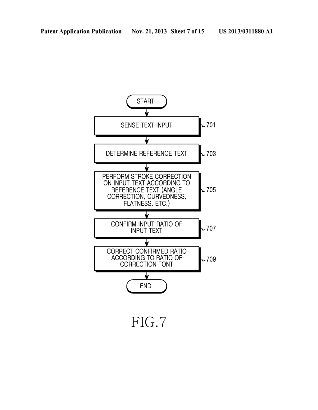 METHOD FOR CORRECTING CHARACTER STYLE AND AN ELECTRONIC DEVICE THEREOF - diagram, schematic, and image 08