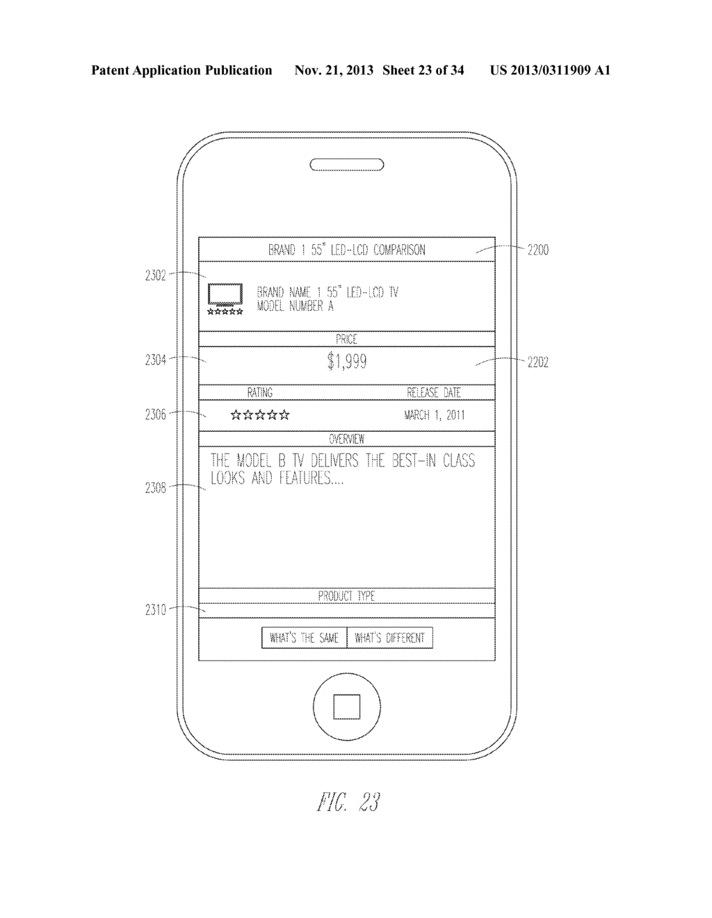 USER INTERFACE FOR COMPARING ITEMS USING GESTURES - diagram, schematic, and image 24