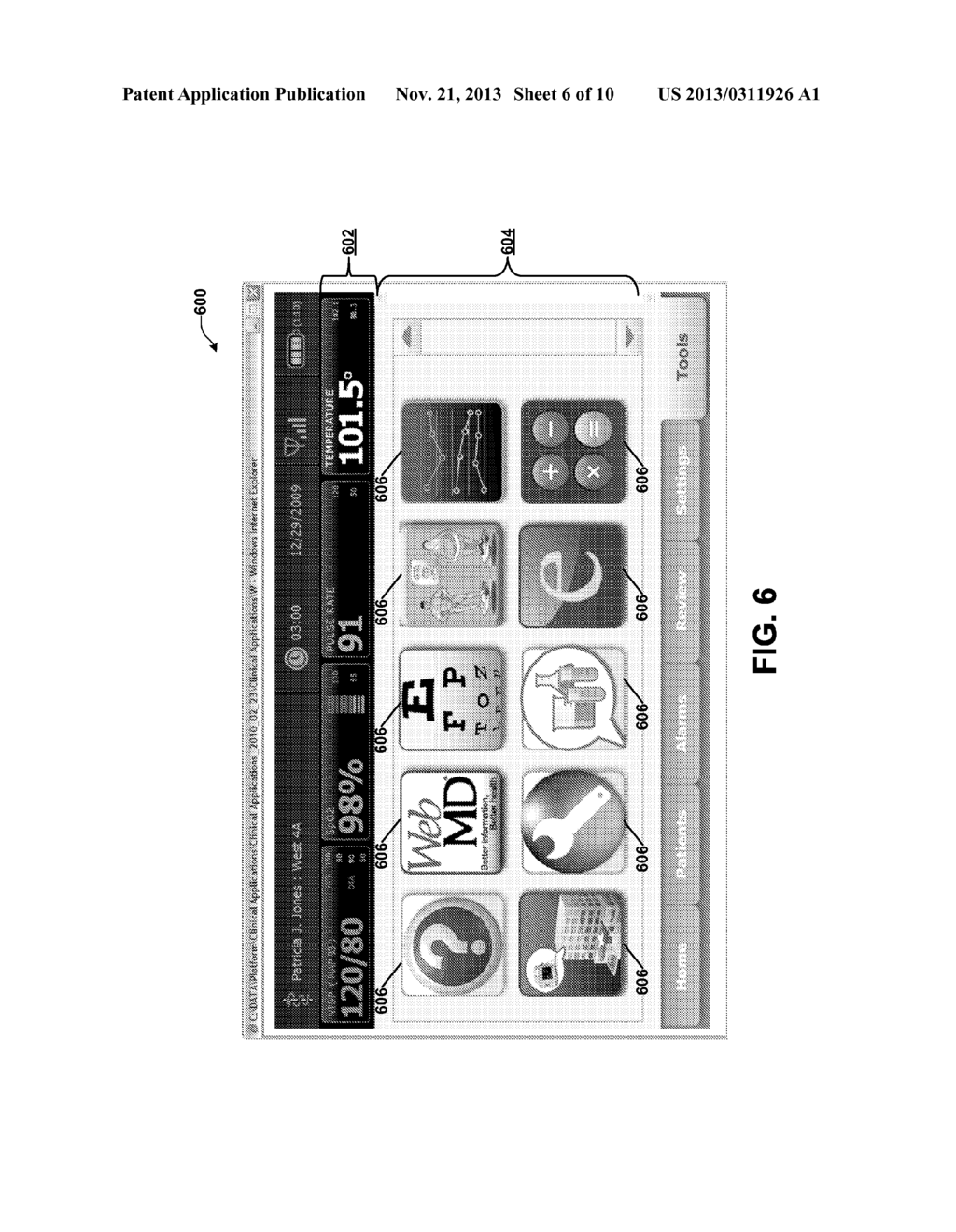 USER INSTALLED APPLICATIONS IN A PHYSIOLOGICAL PARAMETER DISPLAY DEVICE - diagram, schematic, and image 07