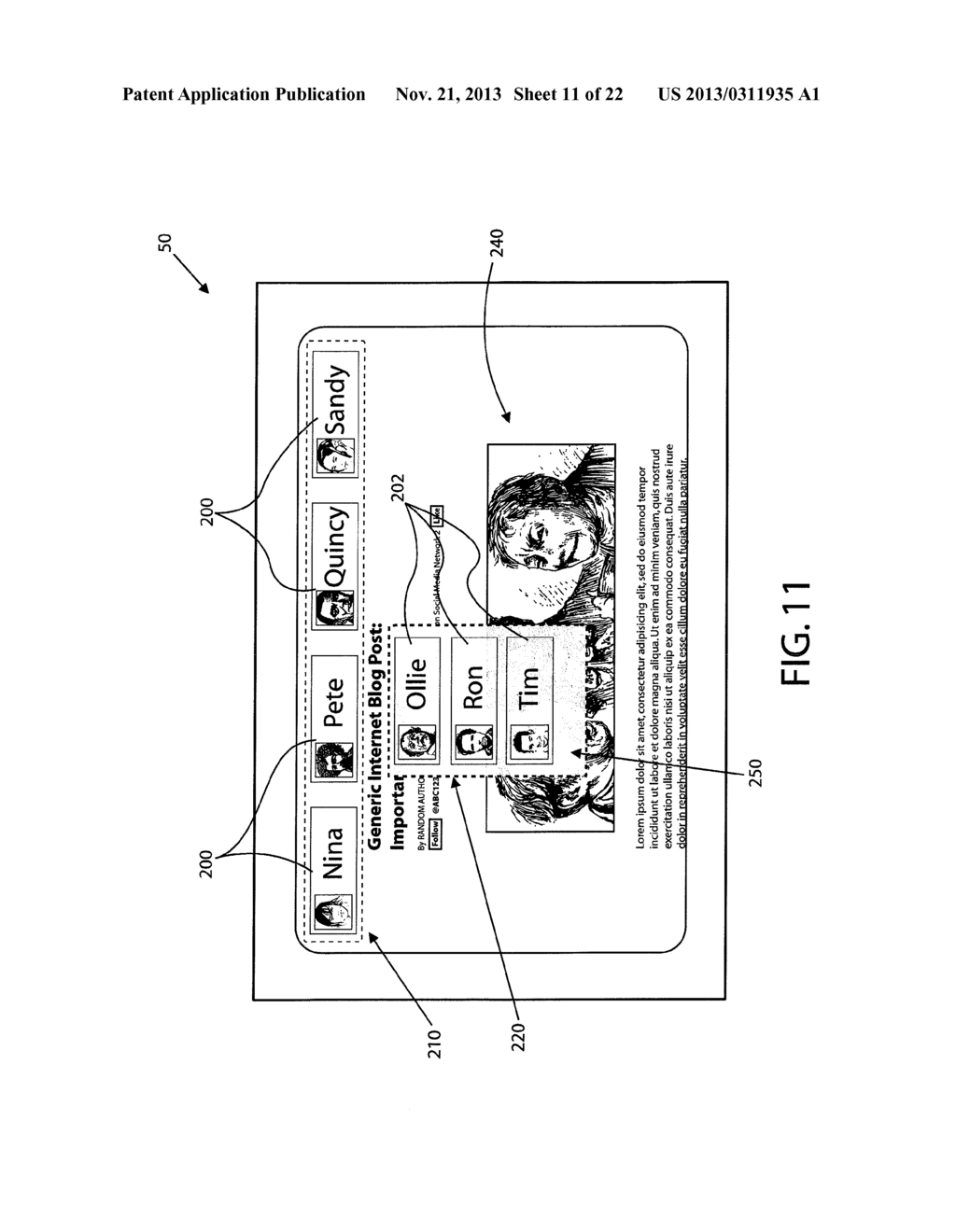 APPARATUS AND METHOD FOR  CREATING USER GROUPS - diagram, schematic, and image 12