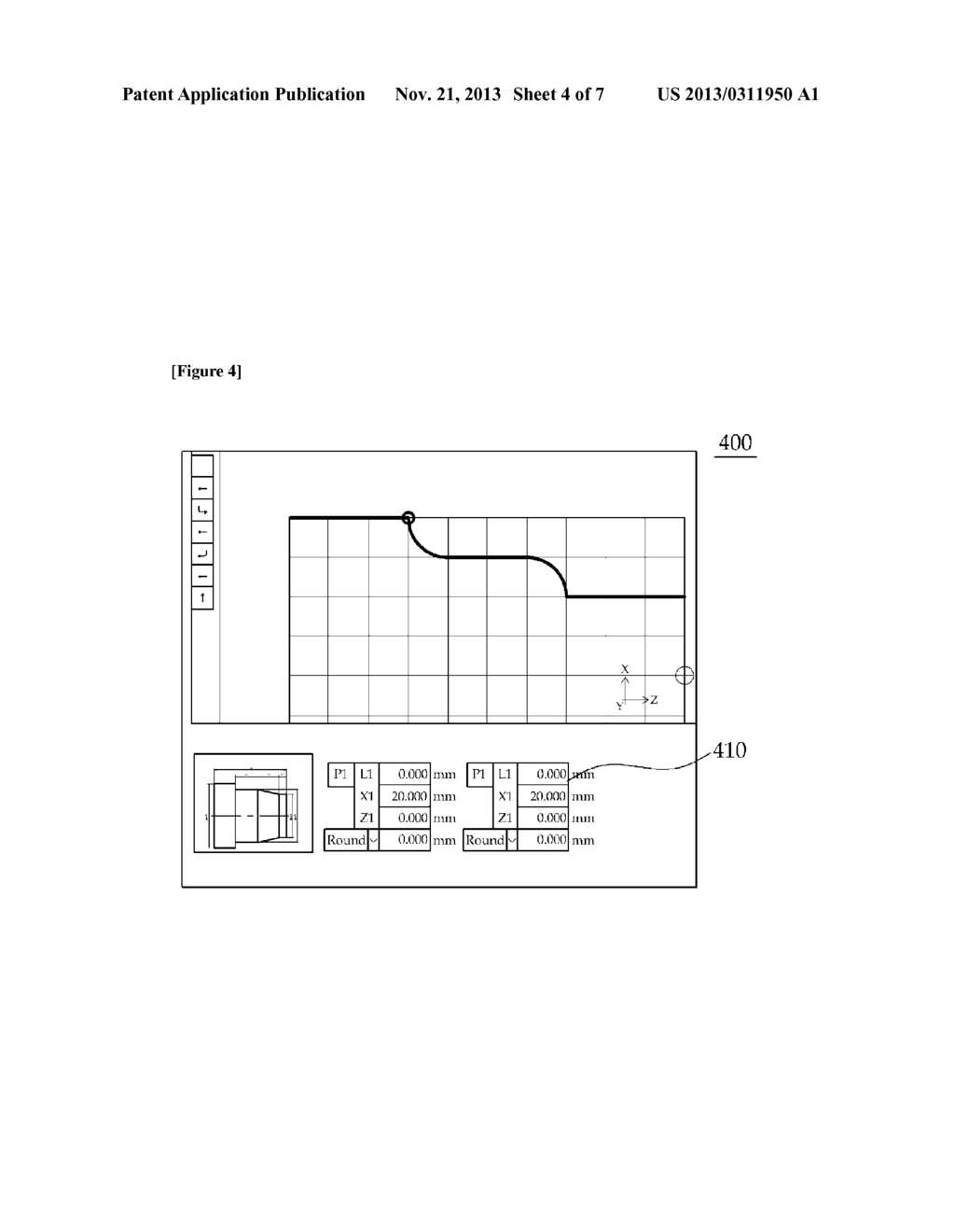 APPARATUS AND METHOD FOR INPUTTING CUTTING SHAPE USING INTERACTIVE PROGRAM     IN COMPUTER NUMERICAL CONTROL MACHINE TOOL - diagram, schematic, and image 05