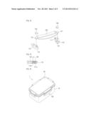 HANDLE ASSEMBLY FOR AN AIRTIGHT CONTAINER diagram and image