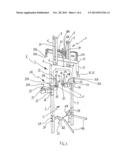 APPARATUS FOR THE MECHANIZED DISPLACEMENT OF MOVABLE WIRES ON A ROW OF     PLANTS AND RELATIVE PROCESS OF OPERATION diagram and image