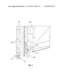 DOOR HINGE ASSEMBLY FOR AN INTERIOR WALL SYSTEM diagram and image