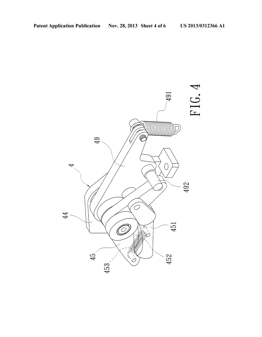 FILM CLAMPING AND CUTTING DEVICE OF STRETCH WRAPPING MACHINE - diagram, schematic, and image 05