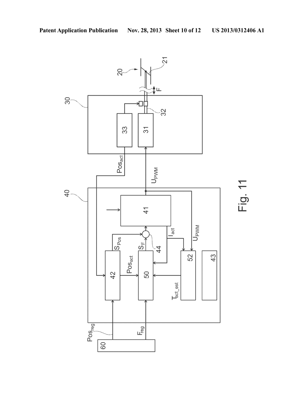 METHOD AND DEVICE FOR CONTROLLING AN ELECTRICAL ACTUATOR FOR A WASTEGATE     VALVE ARRANGEMENT OF AN EXHAUST GAS TURBOCHARGER - diagram, schematic, and image 11