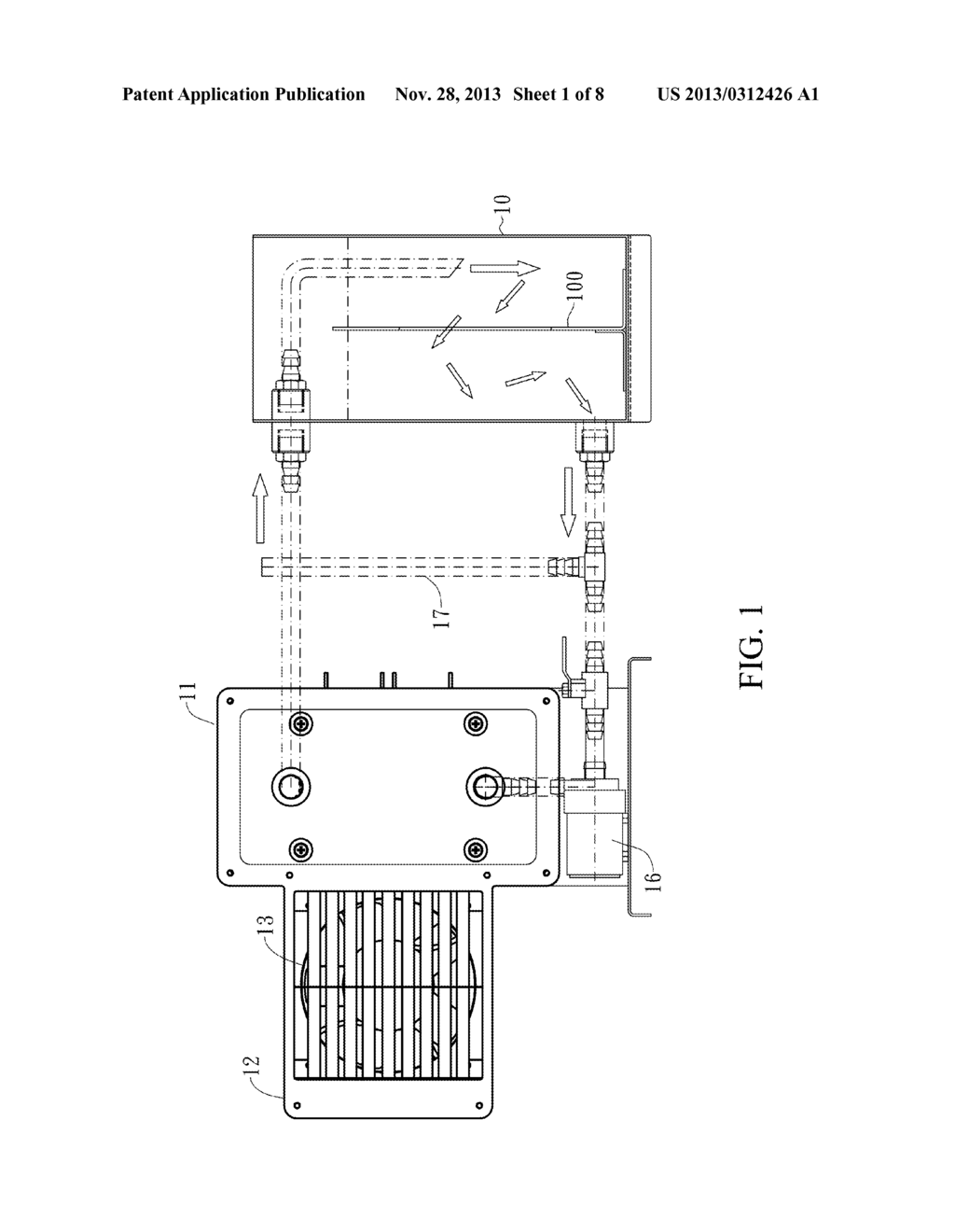 DRINKING DISPENSER AND THERMOELECTRIC HEAT PUMP APPARATUS THEREOF - diagram, schematic, and image 02