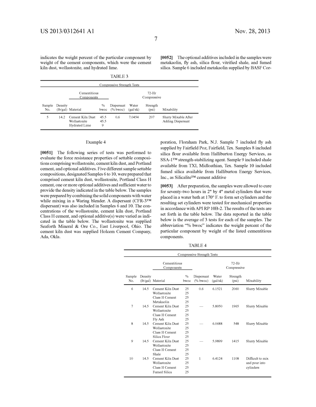 Compositions Comprising Kiln Dust and Wollastonite and Methods of Use in     Subterranean Formations - diagram, schematic, and image 10