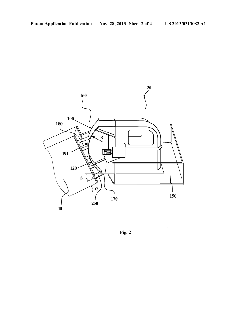 FRAME OF THE DISCHARGE END OF A CONVEYOR AND METHOD OF PRODUCING THE FRAME - diagram, schematic, and image 03