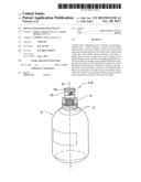 BOTTLE WITH DISPENSING DEVICE diagram and image