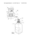 BOTTLE WITH DISPENSING DEVICE diagram and image