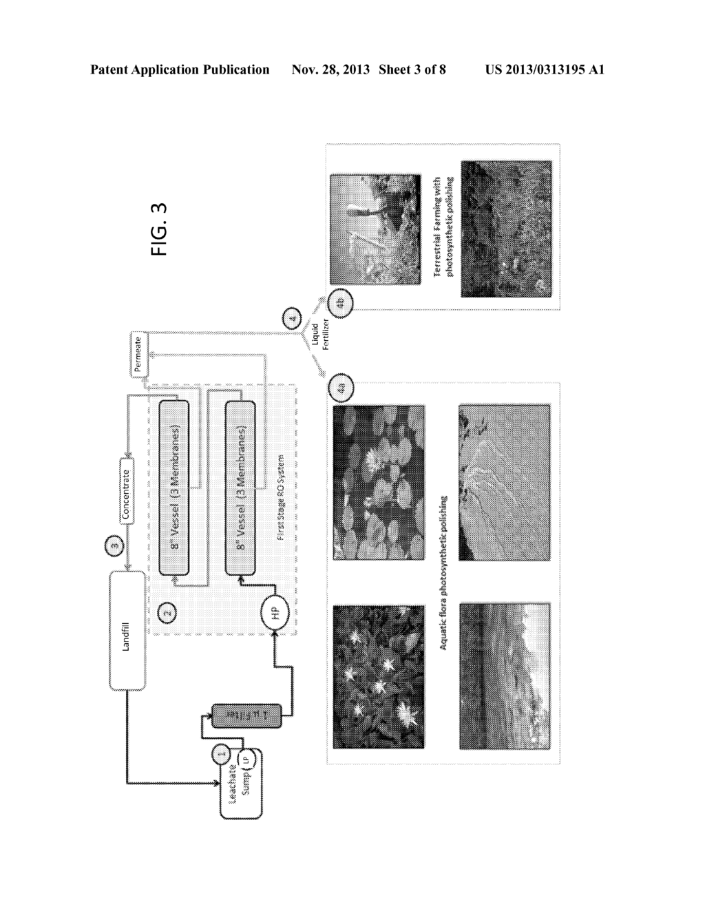 Membrane System to Treat Leachate and Methods of Treating Leachate - diagram, schematic, and image 04