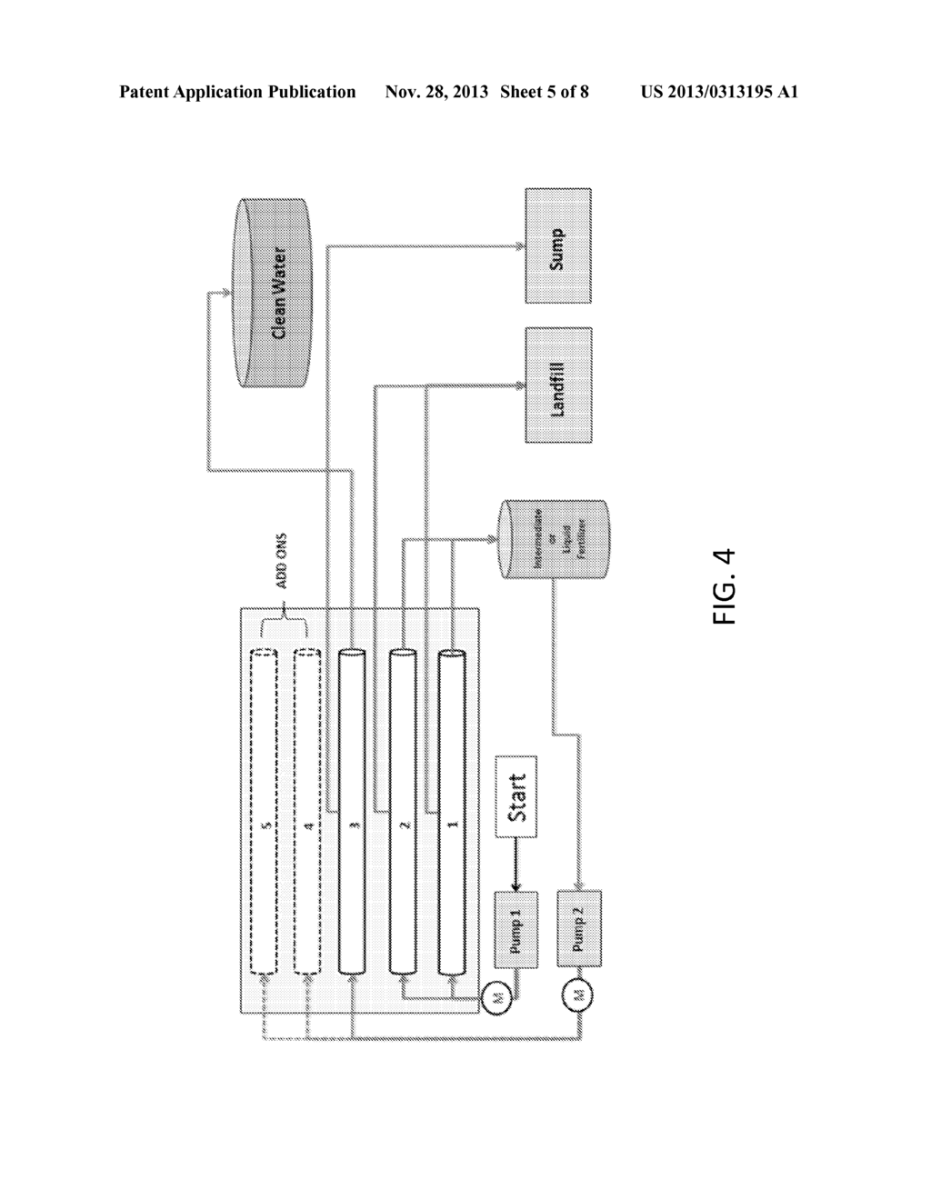 Membrane System to Treat Leachate and Methods of Treating Leachate - diagram, schematic, and image 06