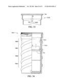 Elevating lift dispenser and container diagram and image