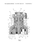 CAPSTAN COMPRISING MEANS FOR ASSESSING THE TENSION OF A LINE WOUND AROUND     IT AND MEANS FOR THE AUTOMATIC SELECTION OF AT LEAST ONE SPEED AS A     FUNCTION OF SAID TENSION. diagram and image