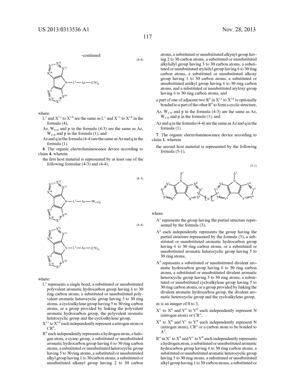 ORGANIC ELECTROLUMINESCENCE DEVICE - diagram, schematic, and image 121