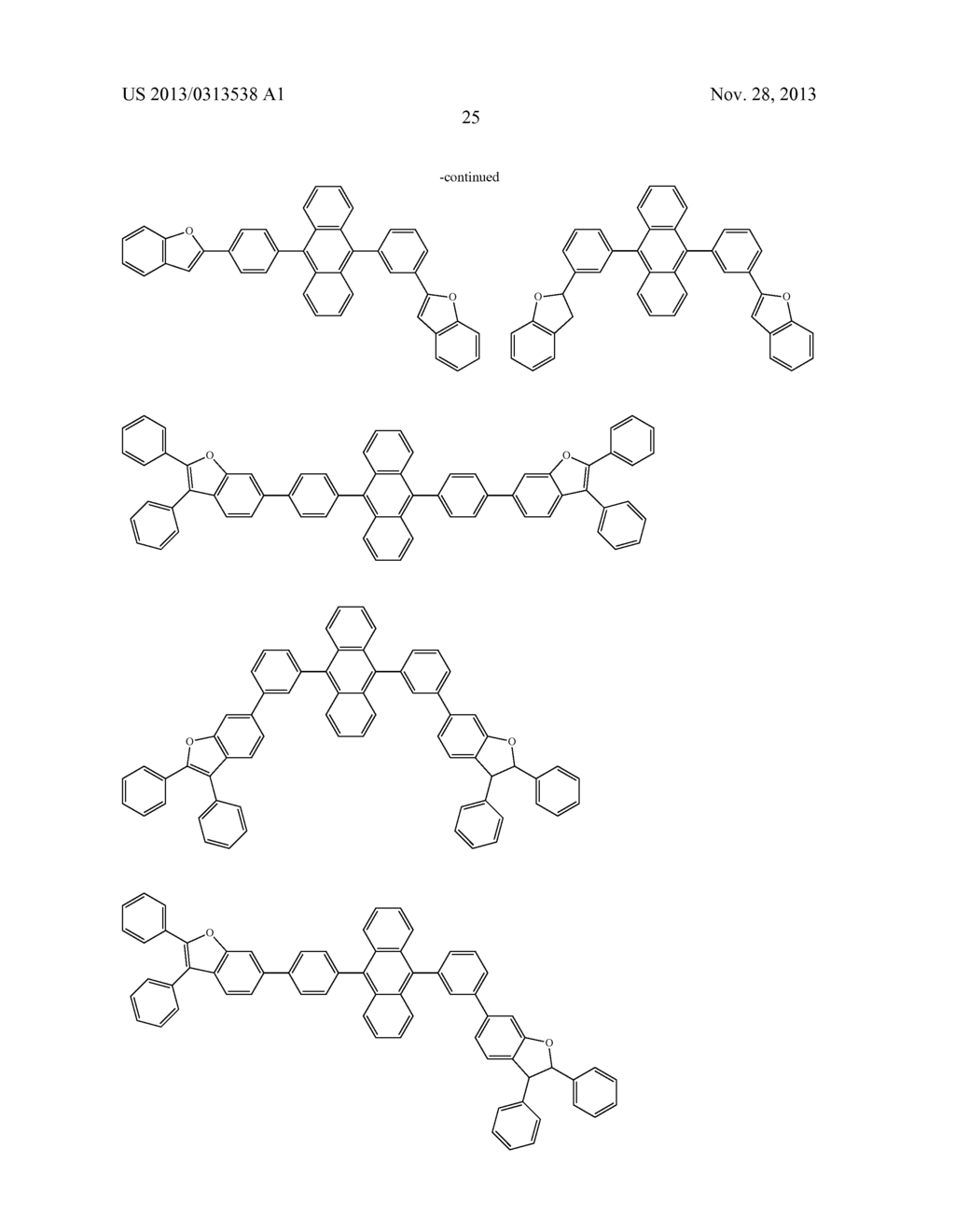 ANTHRACENE DERIVATIVE AND ORGANIC ELECTROLUMINESCENCE DEVICE USING THE     SAME - diagram, schematic, and image 26