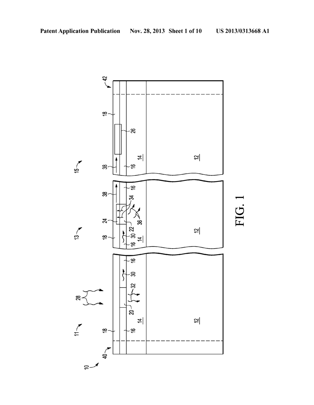 PHOTRONIC DEVICE WITH REFLECTOR AND METHOD FOR FORMING - diagram, schematic, and image 02