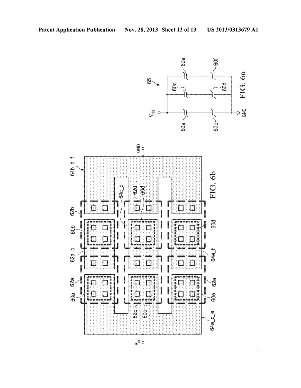 INTEGRATED CIRCUIT WITH INTEGRATED DECOUPLING CAPACITORS - diagram, schematic, and image 13