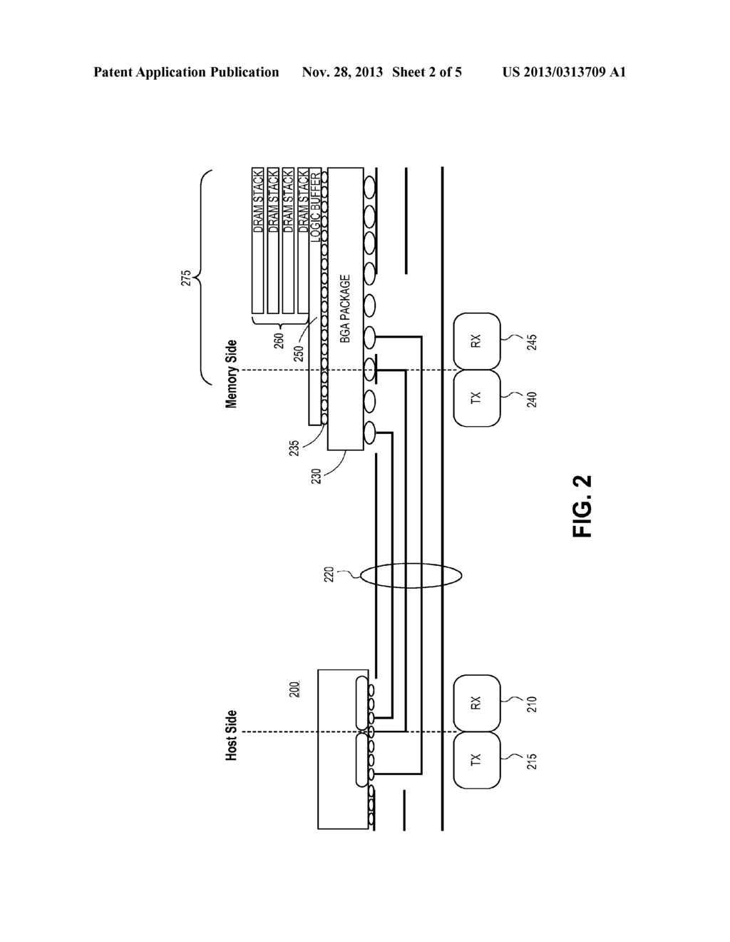 INTERCONNECTION OF A PACKAGED CHIP TO A DIE IN A PACKAGE UTILIZING     ON-PACKAGE INPUT/OUTPUT INTERFACES - diagram, schematic, and image 03