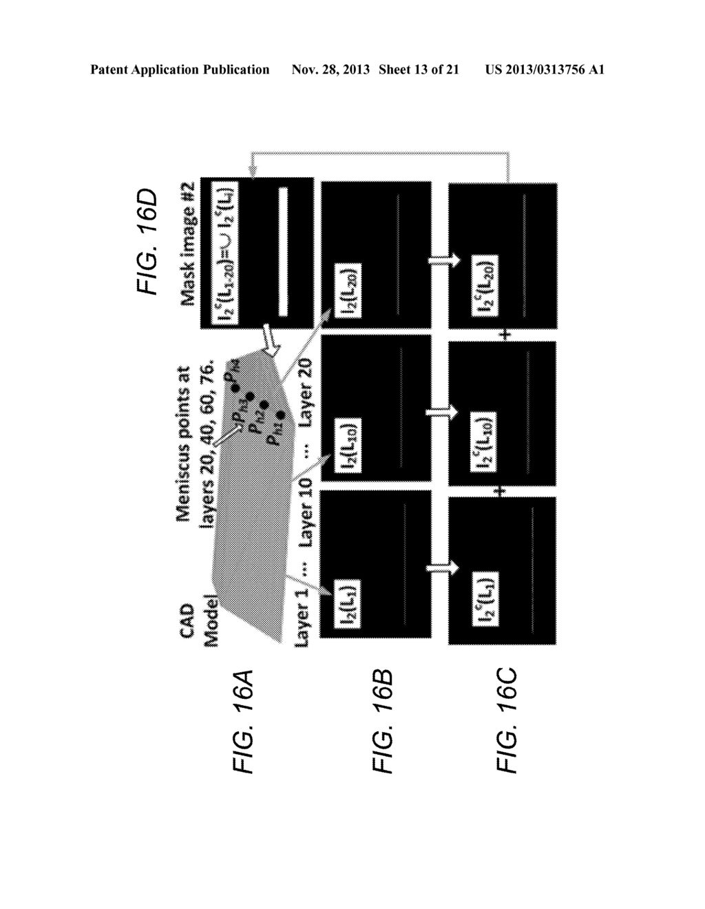 PROCESS PLANNING OF MENISCUS SHAPES FOR FABRICATING SMOOTH SURFACES IN     MASK IMAGE PROJECTION BASED ADDITIVE MANUFACTURING - diagram, schematic, and image 14