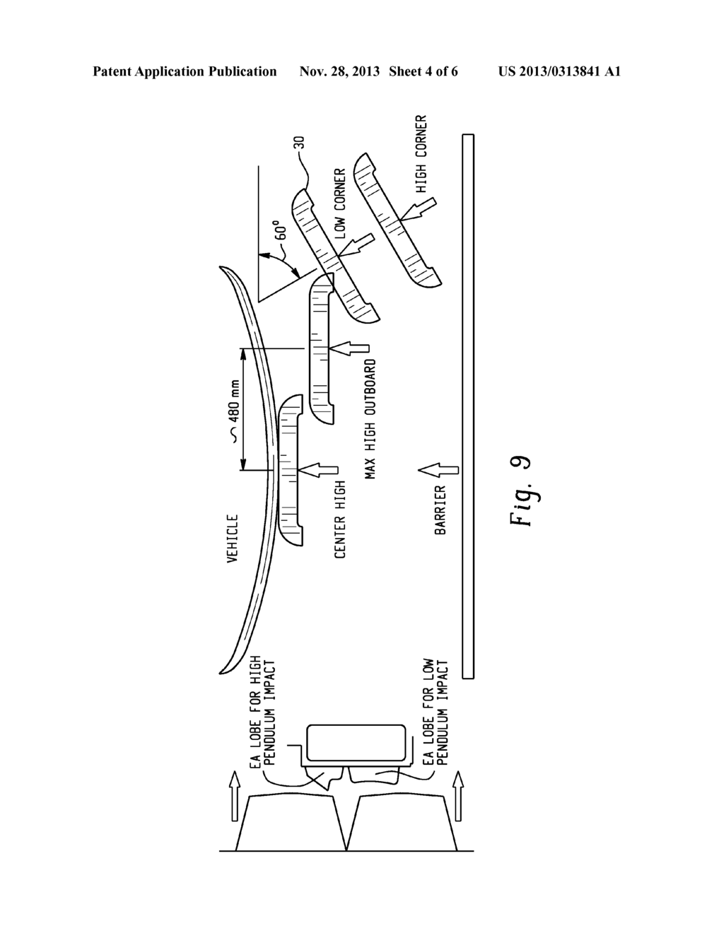 ENERGY ABSORBER WITH STAGGERED, VERTICALLY ORIENTED CRUSH LOBES - diagram, schematic, and image 05