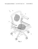 CHAIR WITH PIVOT FUNCTION AND METHOD OF MAKING diagram and image