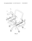 CHAIR WITH PIVOT FUNCTION AND METHOD OF MAKING diagram and image