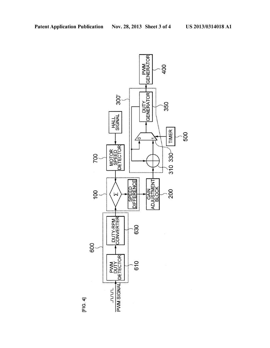 APPARATUS AND METHOD FOR CONTROLLING MOTOR SPEED - diagram, schematic, and image 04