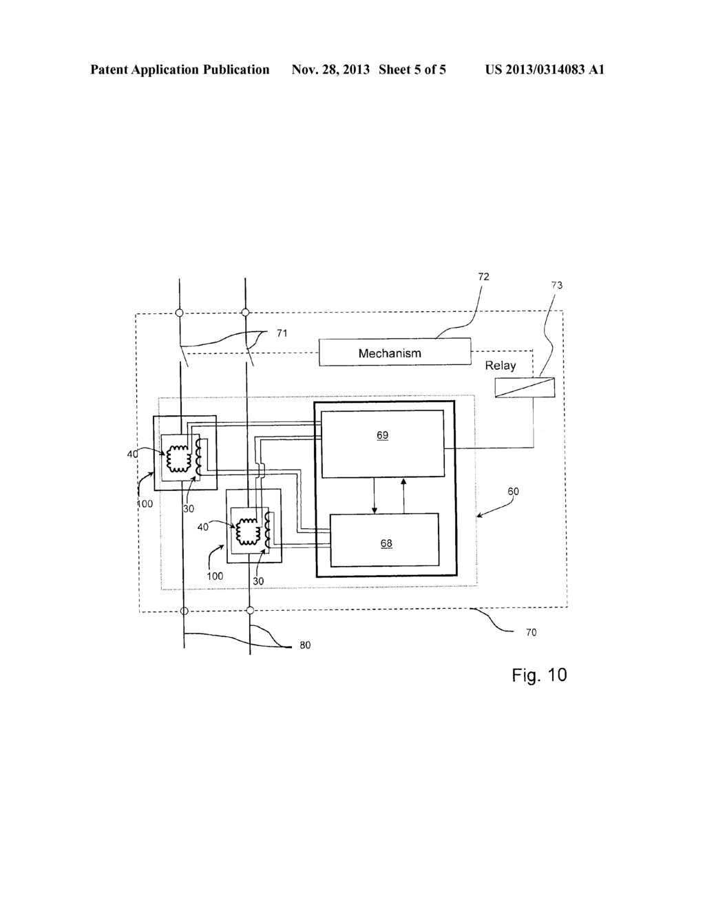 MIXED CURRENT SENSOR AND METHOD FOR FITTING SAID SENSOR - diagram, schematic, and image 06