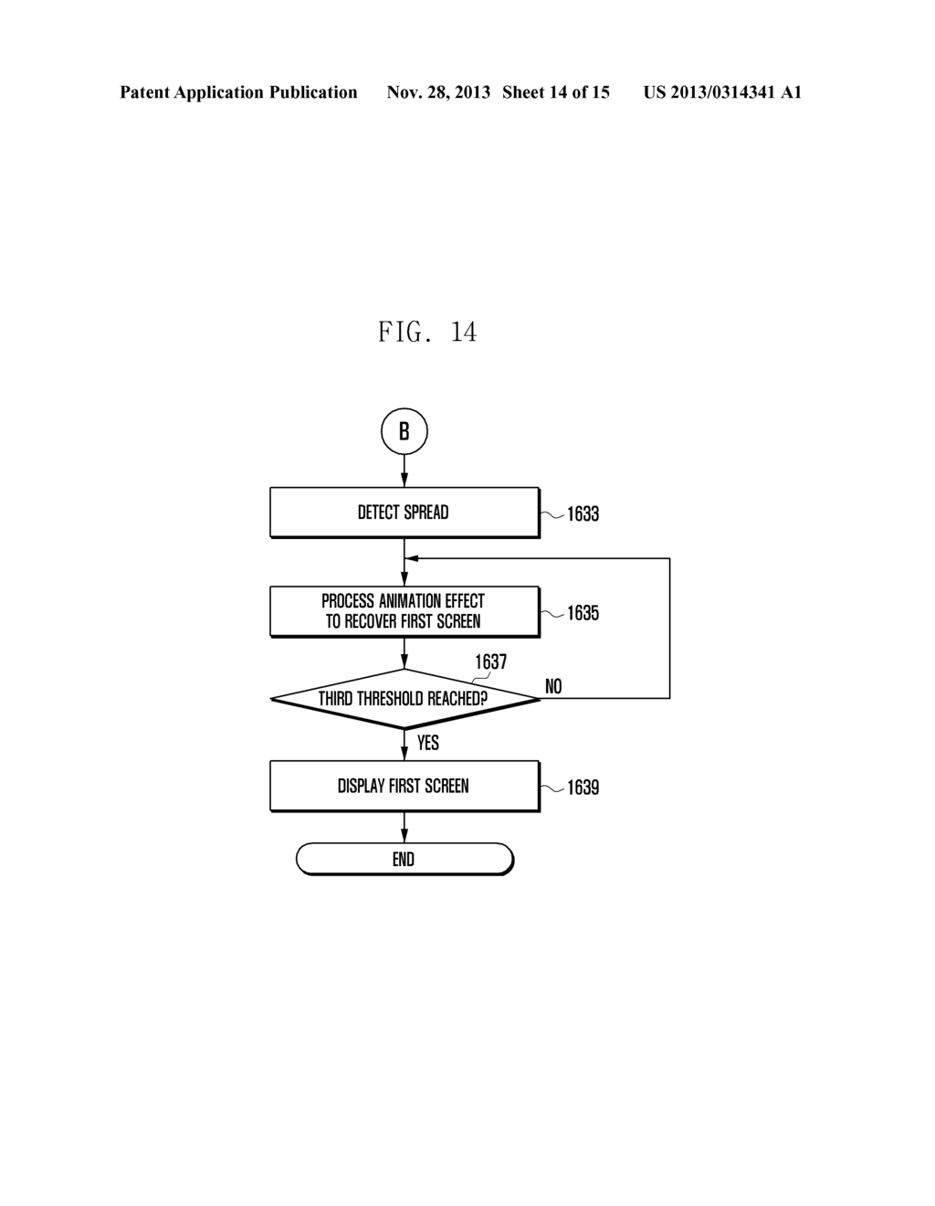 METHOD, APPARATUS, AND GRAPHICAL USER INTERFACE FOR PROVIDING VISUAL     EFFECTS ON A TOUCHSCREEN DISPLAY - diagram, schematic, and image 15