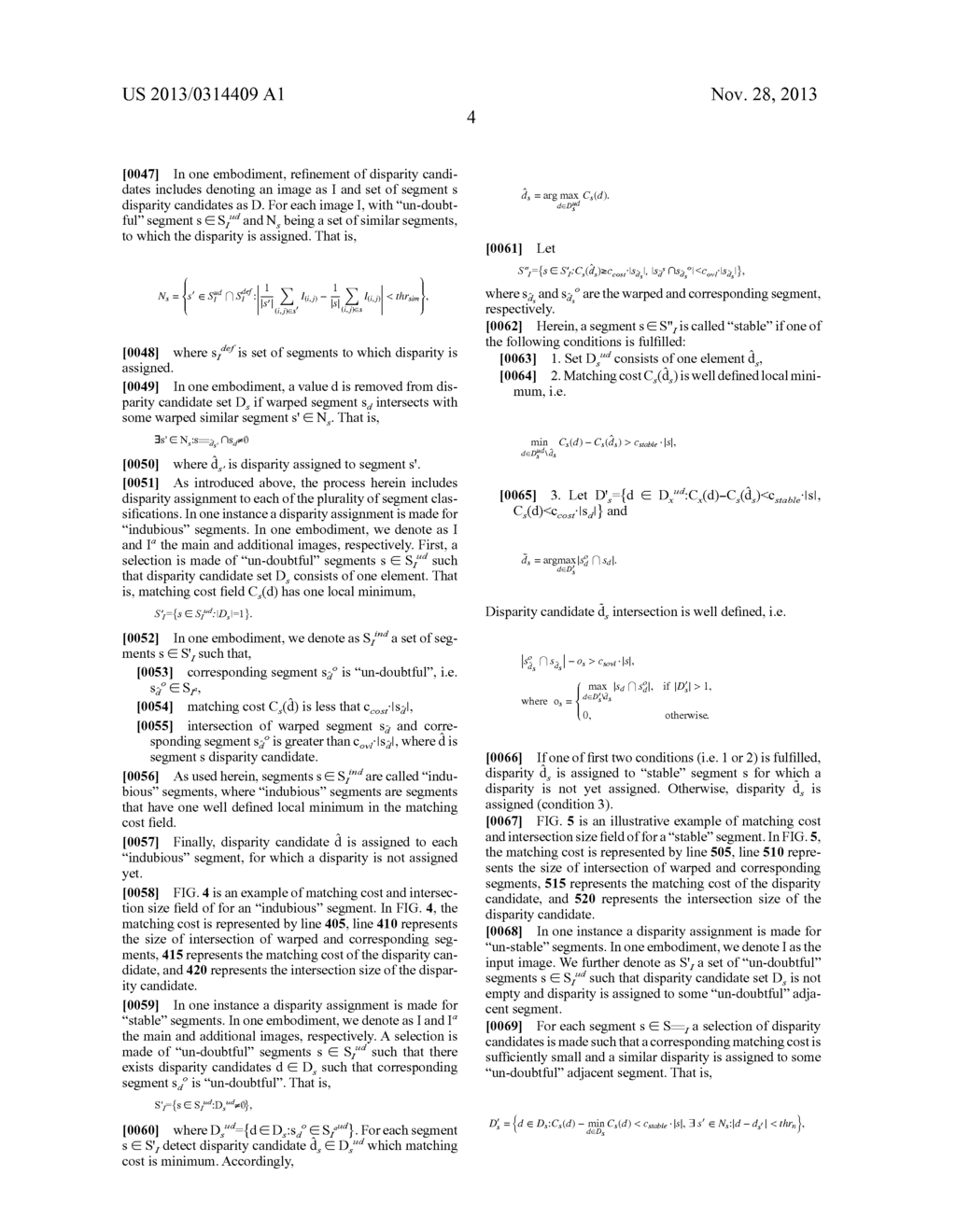 COARSE-TO-FINE MULTPLE DISPARITY CANDIDATE STEREO MATCHING - diagram, schematic, and image 11