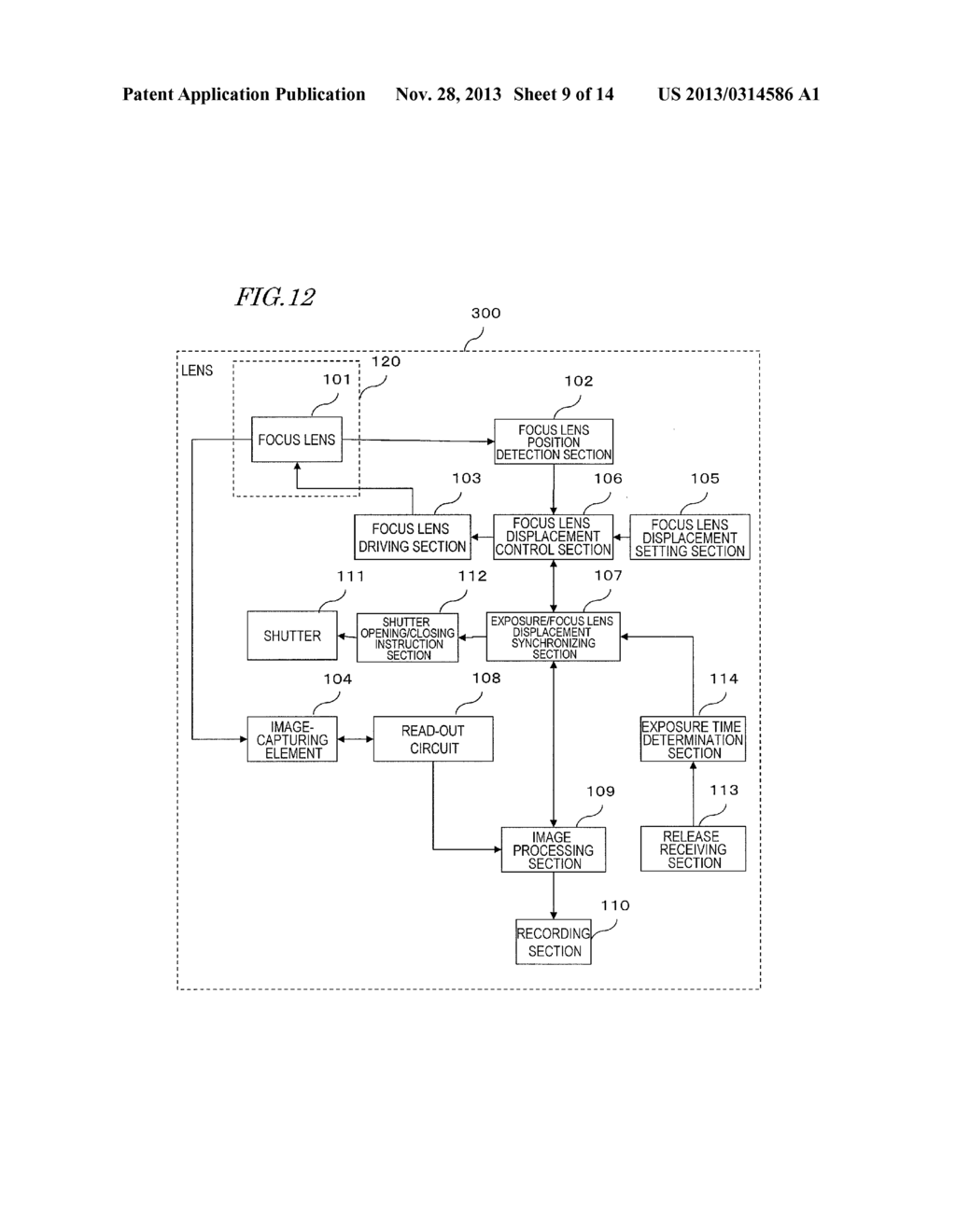 IMAGING DEVICE, SEMICONDUCTOR INTEGRATED CIRCUIT, AND IMAGING METHOD - diagram, schematic, and image 10